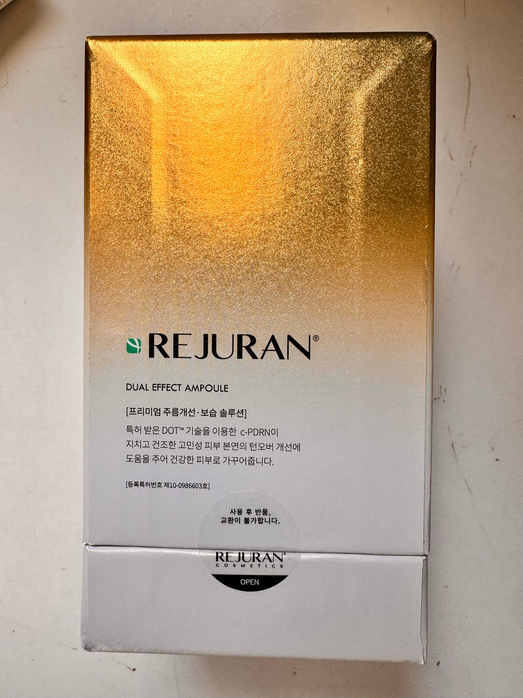 Korean Rejuran ampoule for barrier repair brightening and skin rejuvenation