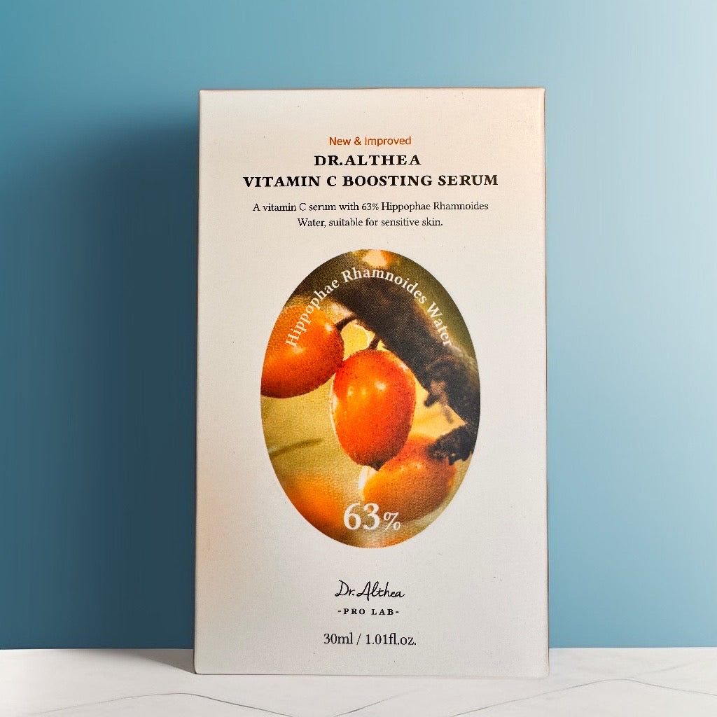"Dr. Althea Vitamin C Boosting Serum bottle - brightening facial treatment