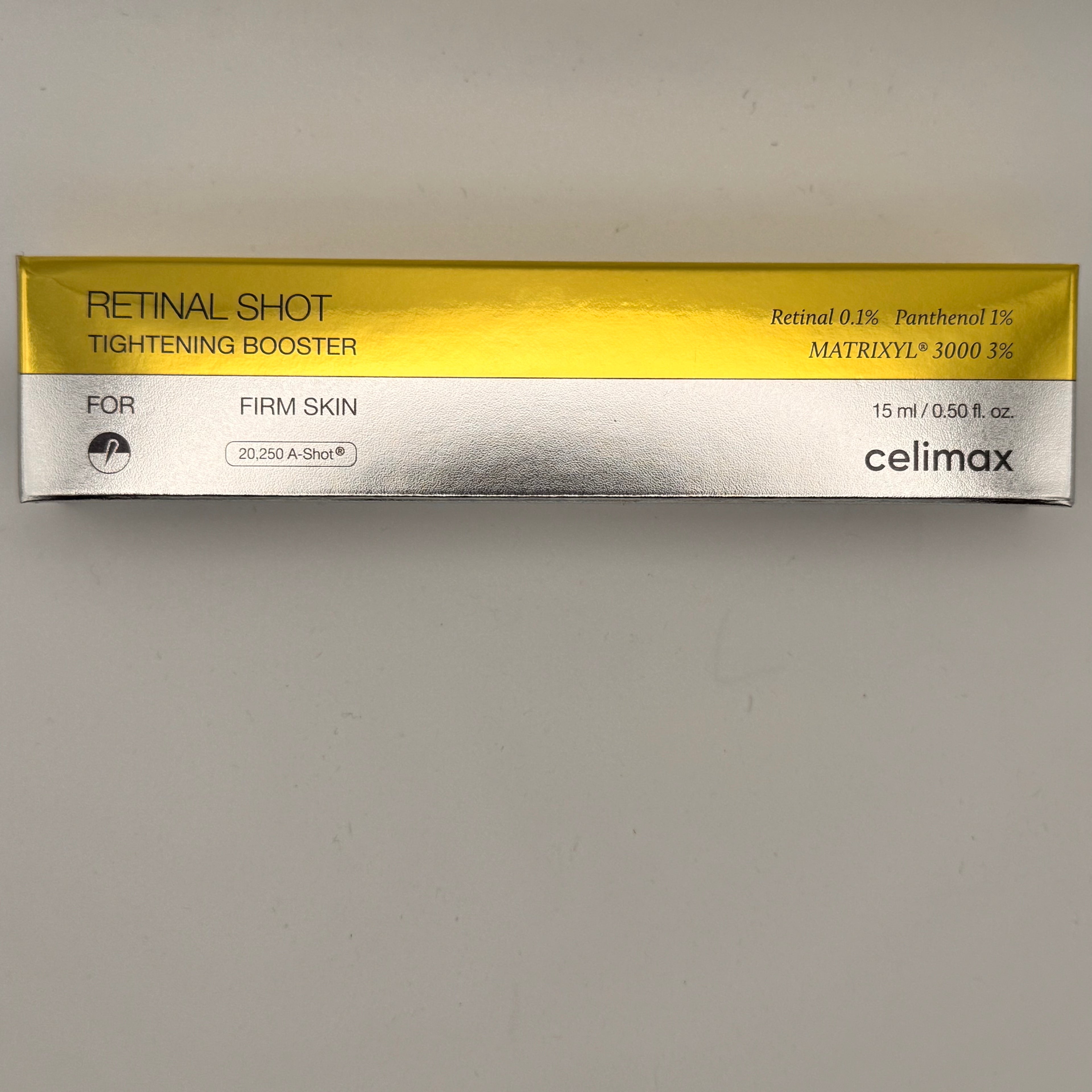 "Celimax Retinal Shot Tightening Booster - Korean retinal serum for pore tightening, firming, and anti-aging"