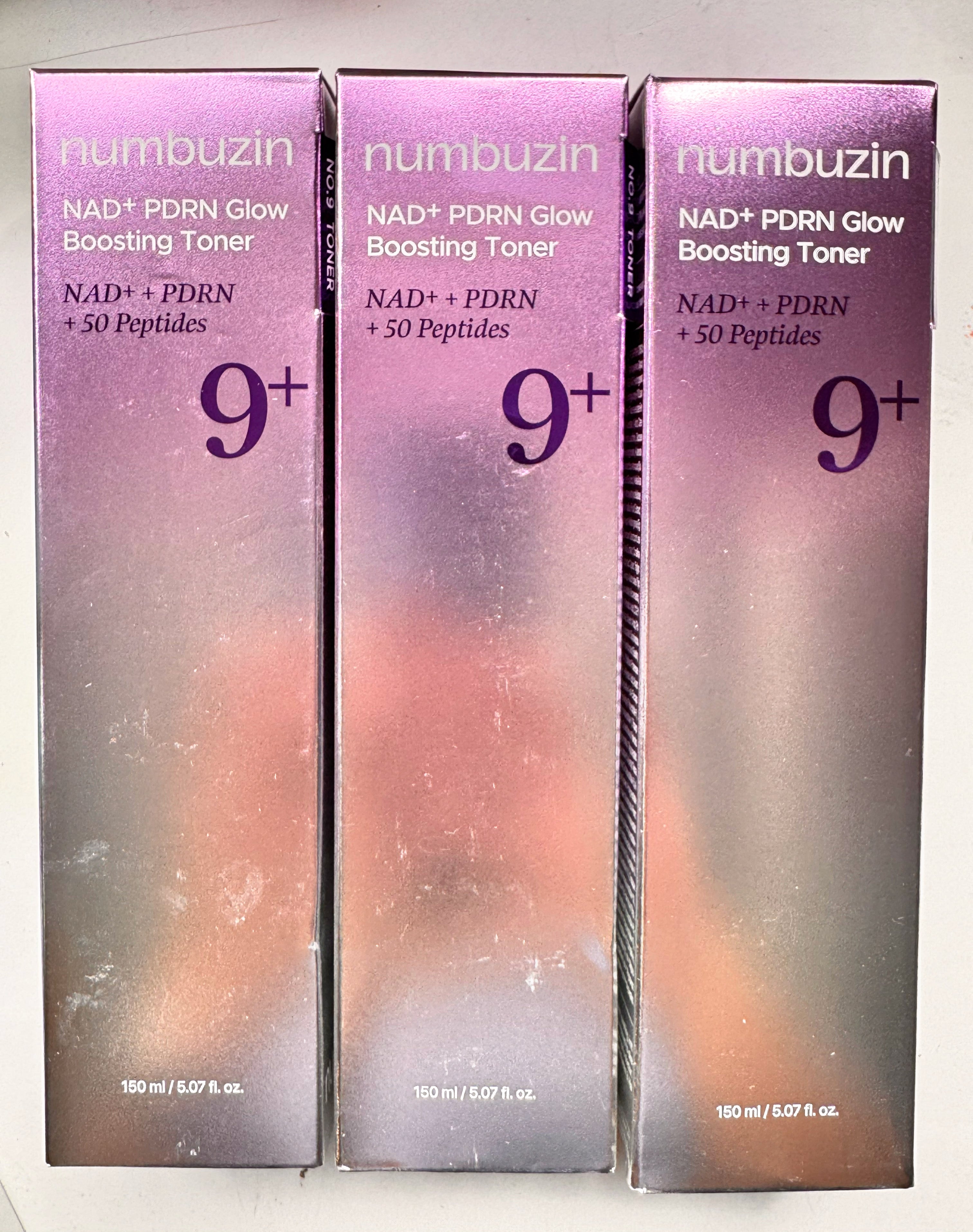 Numbuzin No.9 NAD+ PDRN Toner Korean glow boosting essence toner with peptides