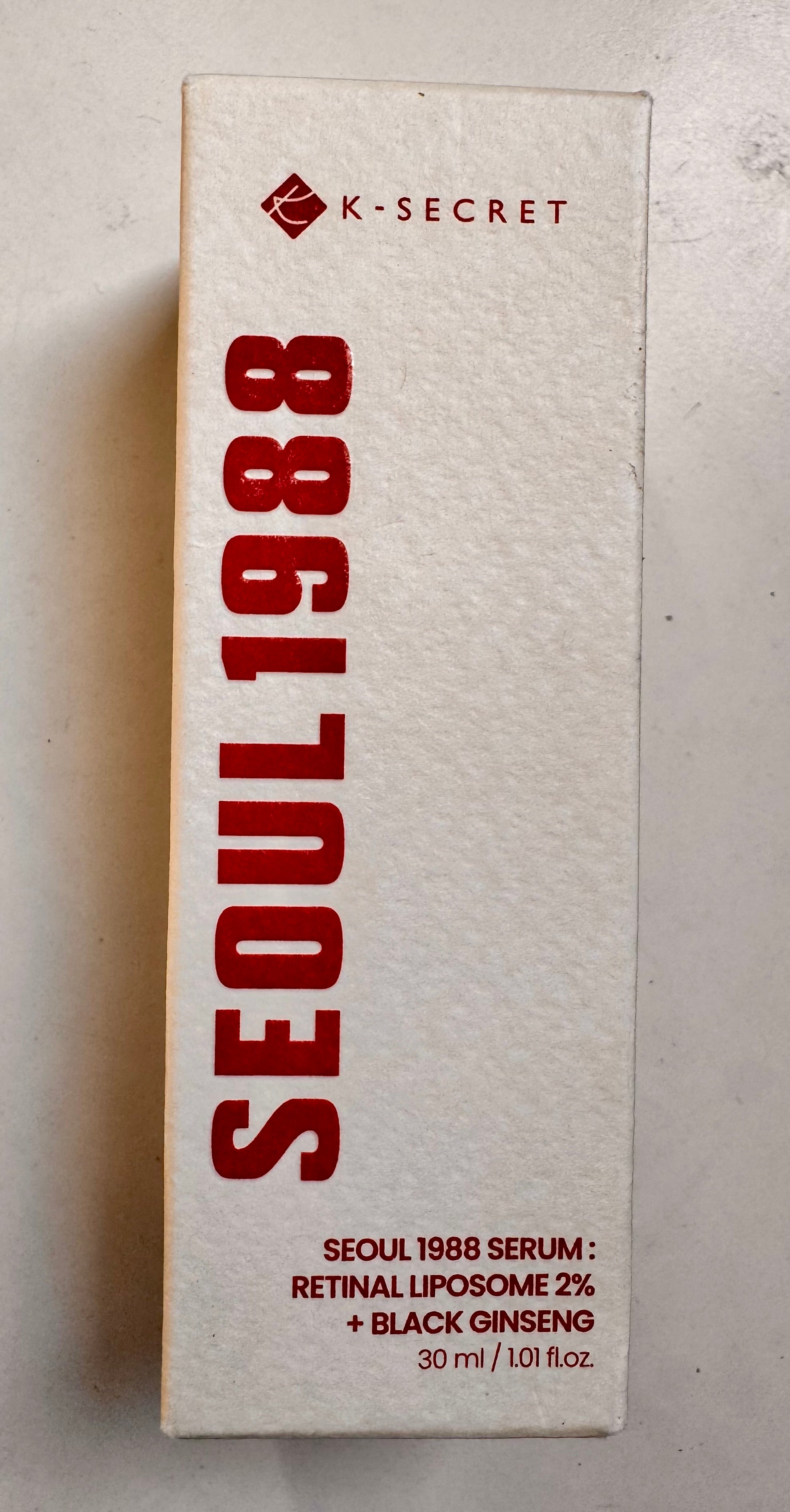 Seoul 1988 Retinal 2% Serum Korean anti-aging with black ginseng liposome