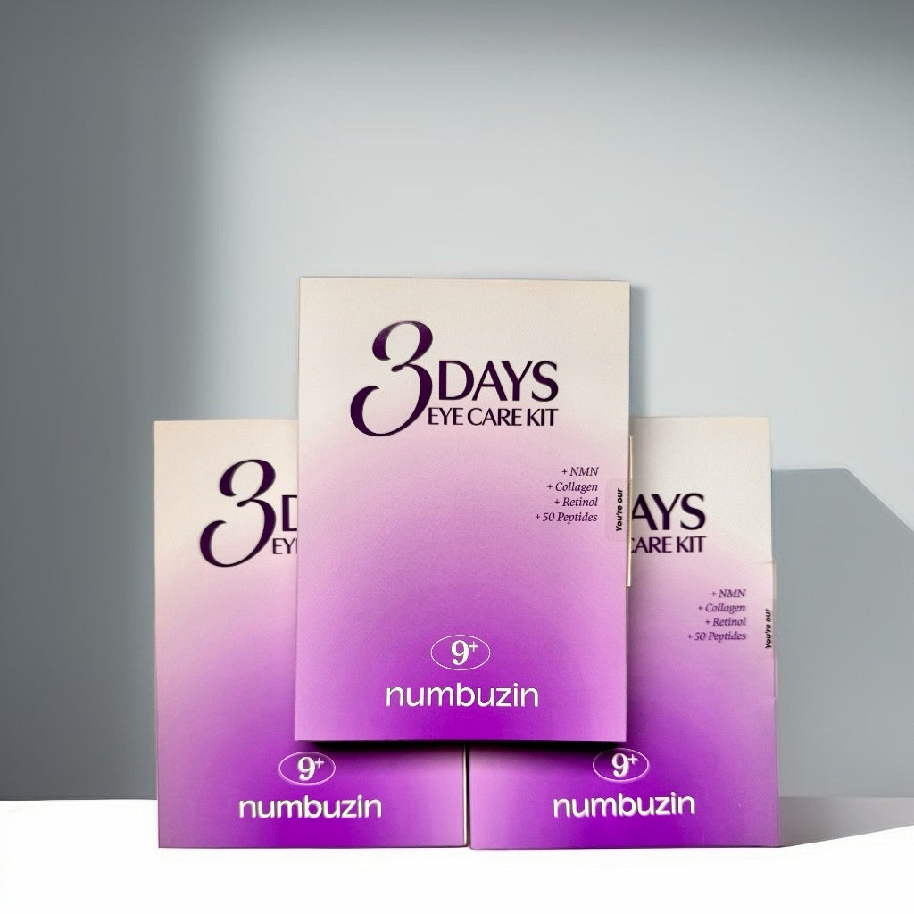 Numbuzin No.9 3Days Eye Care Kit Korean eye treatment with retinol and patches