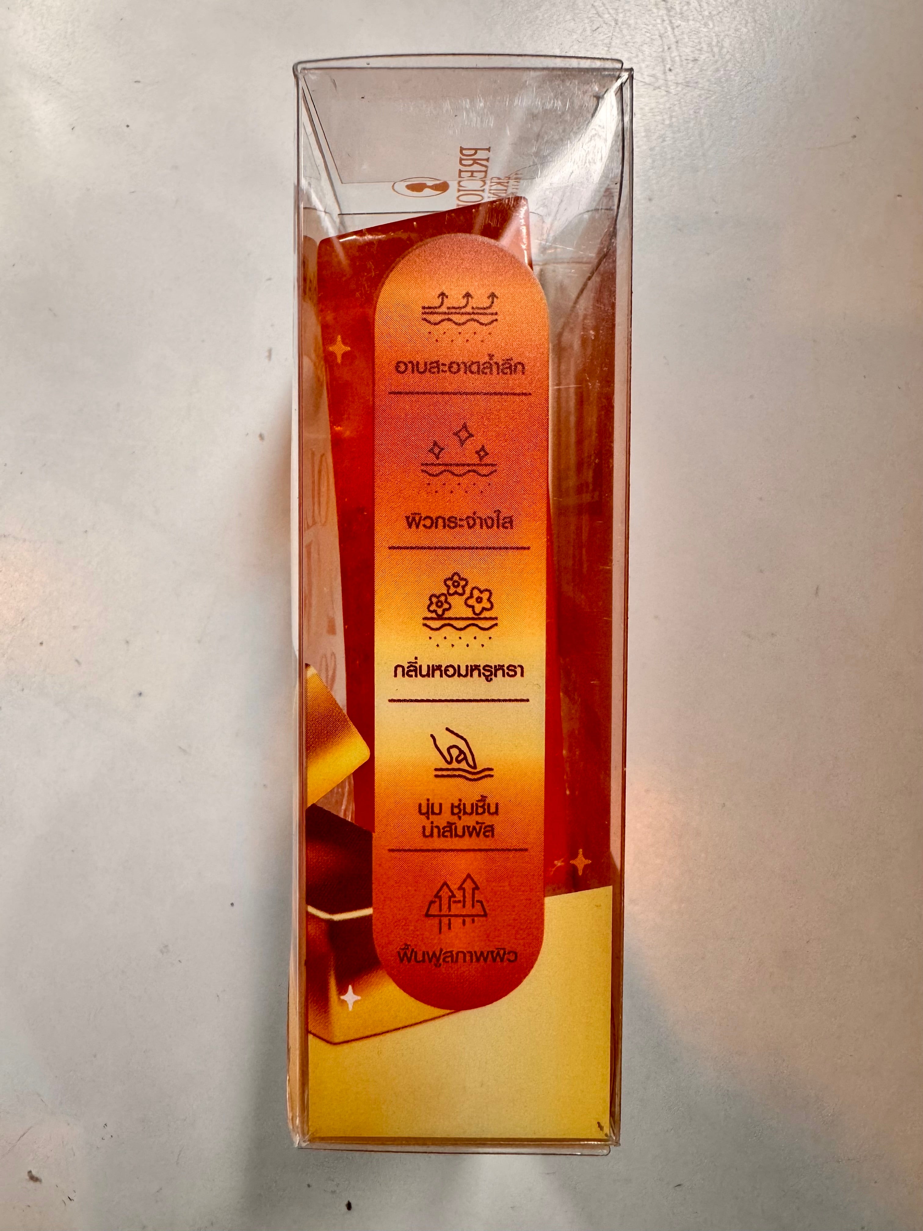 Gold 24K anti-melasma soap ingredients Thai luxury brightening formula