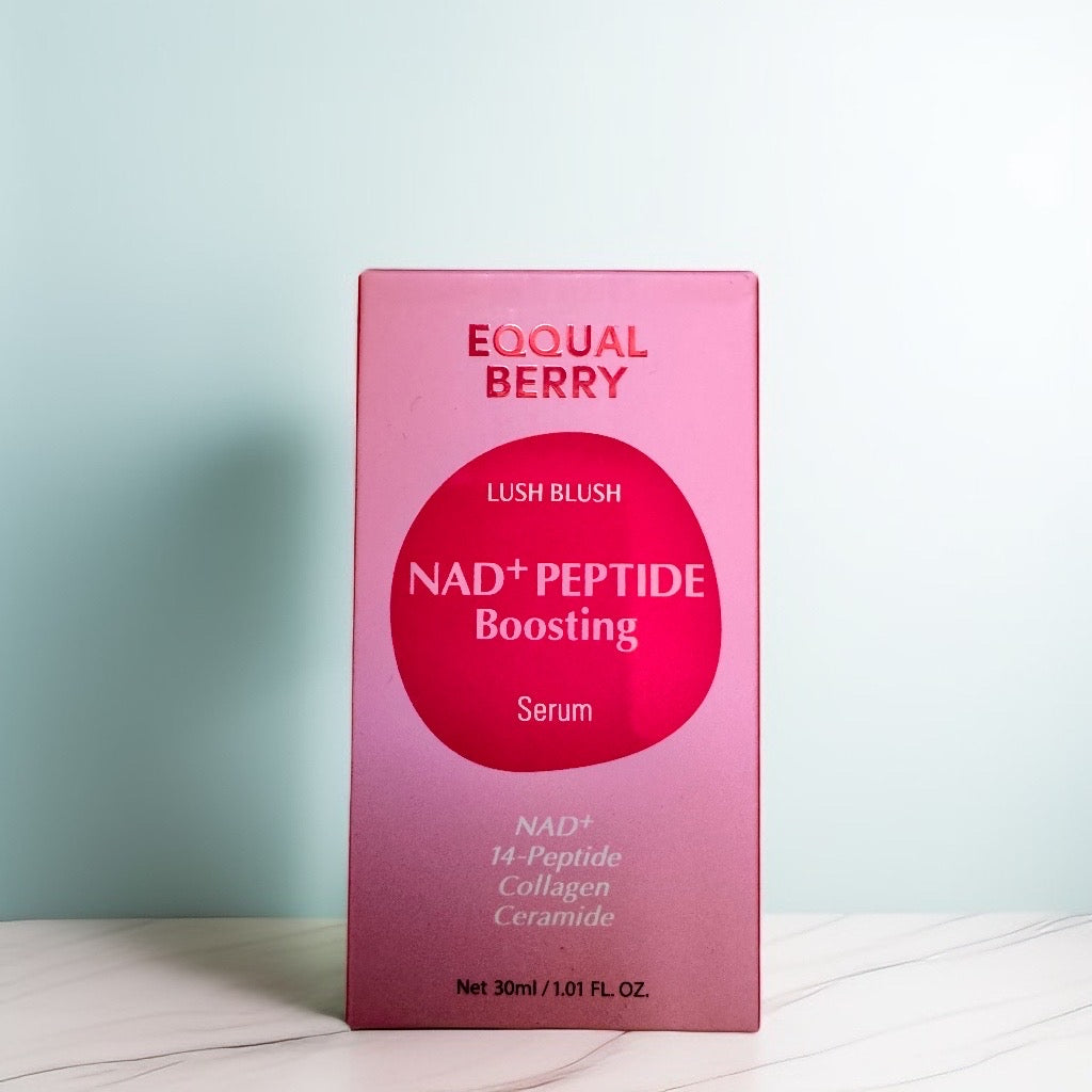 Eqqualberry NAD+ Peptide Serum Korean smoothie texture anti-aging with ceramides