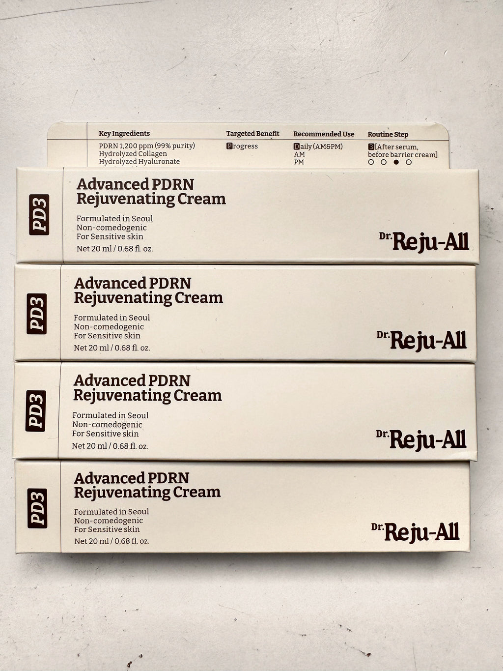 Dr. Reju-All Advanced PDRN Cream with niacinamide and collagen for skin repair